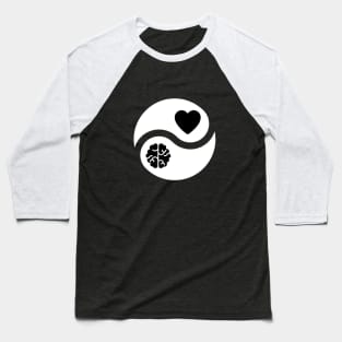 Mind x Heart - White Baseball T-Shirt